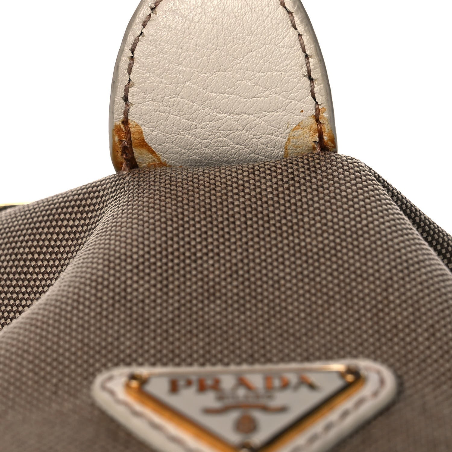 Prada Jacquard Logo Tote Corda Talco 9 of 14