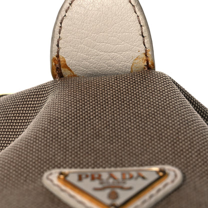 Prada Jacquard Logo Tote Corda Talco 9 of 14