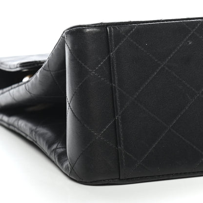 Chanel Lambskin Quilted XL Jumbo Single Flap Black 8 of 10