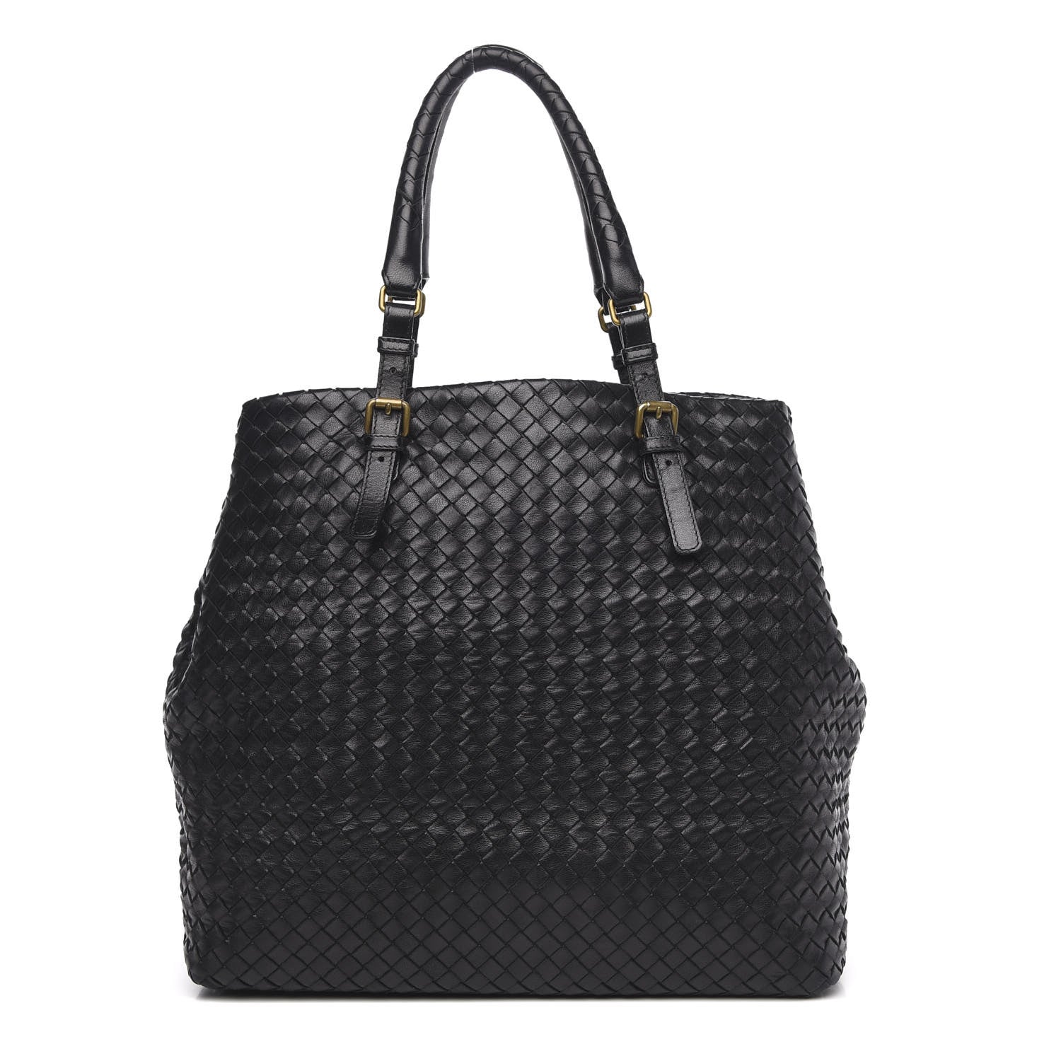 Bottega Veneta Nappa Intrecciato Medium Seamless Tote Black 1 of 14