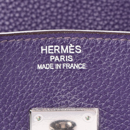 Hermes Togo Birkin 35 Iris 15 of 31