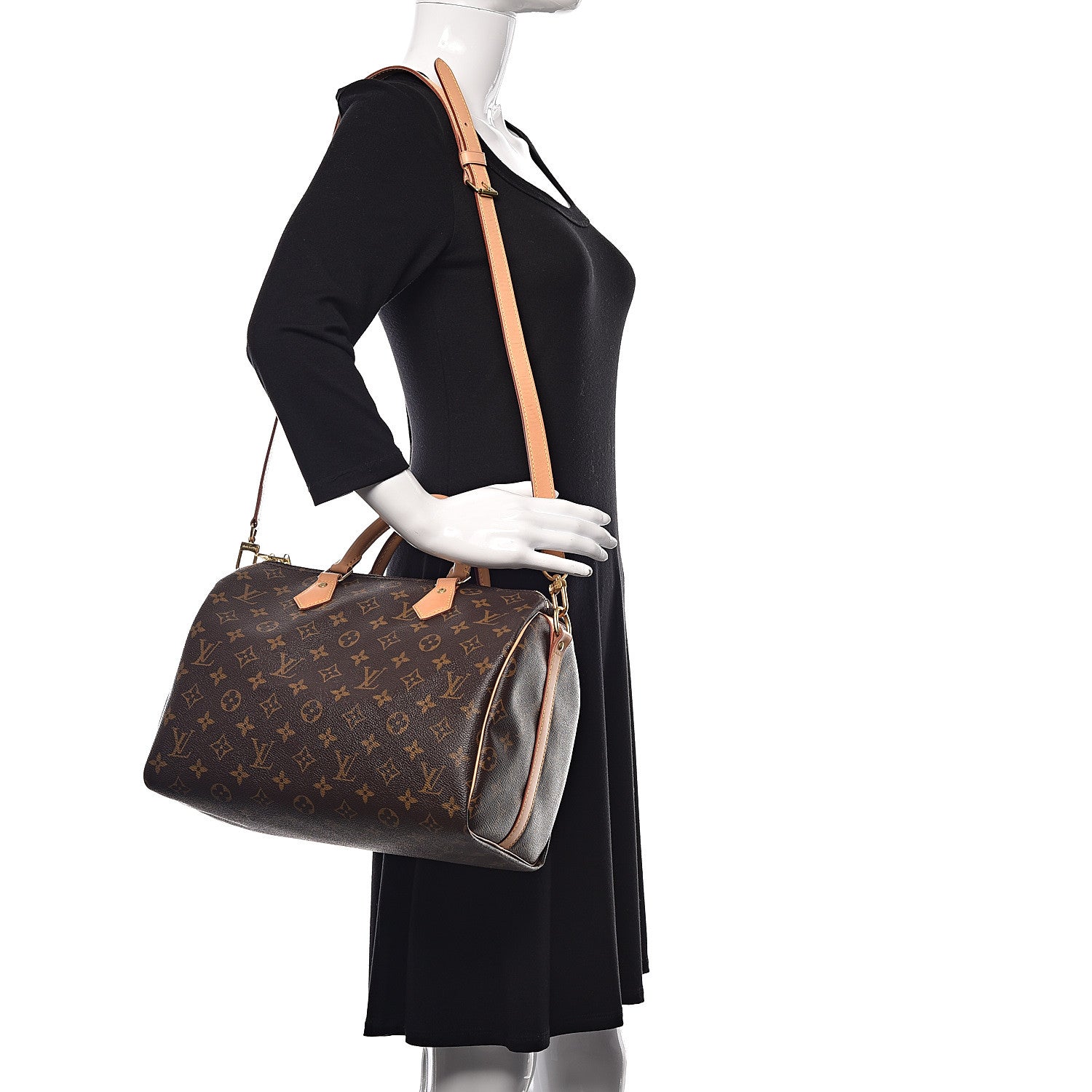 Louis Vuitton Monogram Speedy Bandouliere 30 2 of 13
