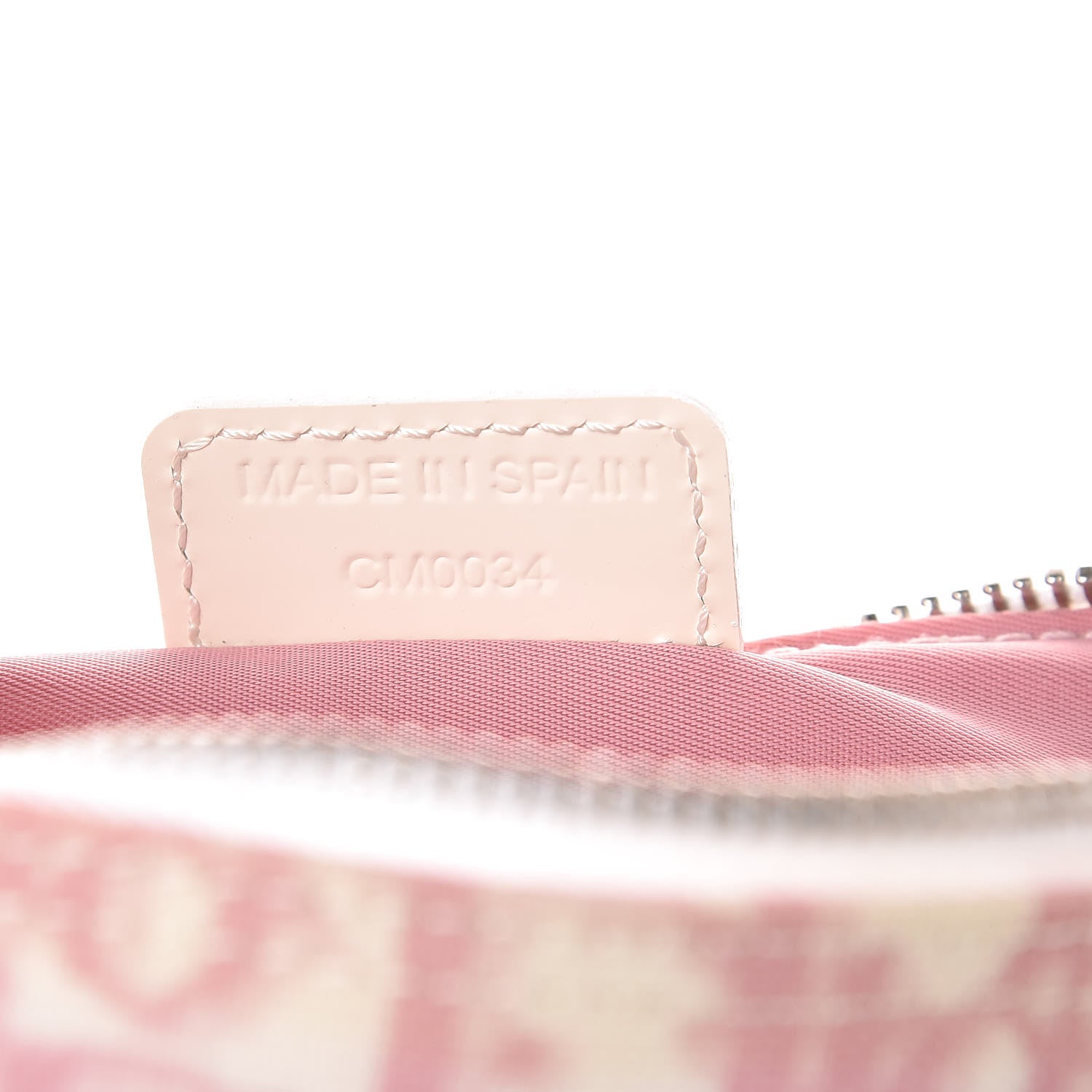 Christian Dior Monogram Mini Saddle Pochette Pink 7 of 9