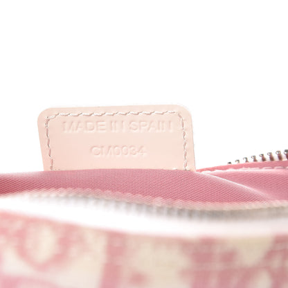Christian Dior Monogram Mini Saddle Pochette Pink 7 of 9