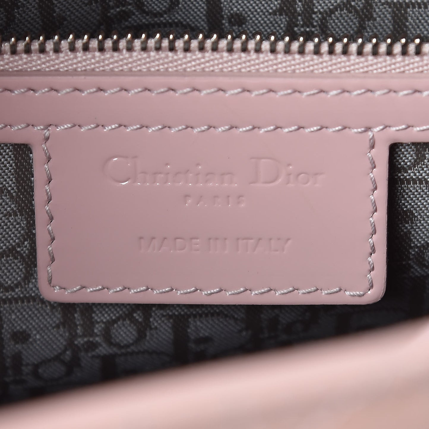 Patent Cannage Large Lady Dior Light Pink