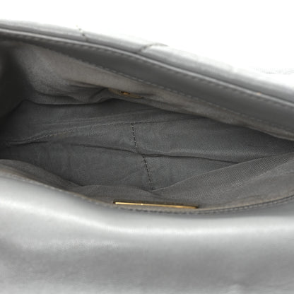 Chanel Goatskin Quilted Medium Chanel 19 Flap Grey 5 of 10