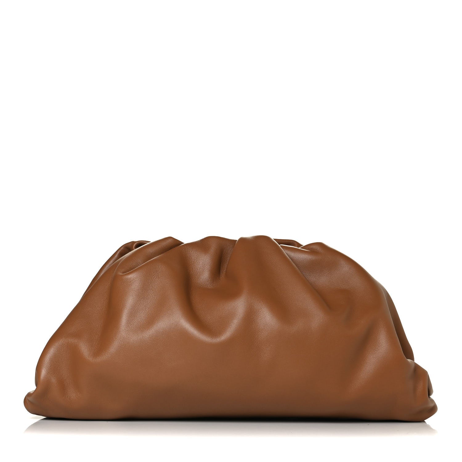 Bottega Veneta Smooth Butter Calf The Pouch Oversized Clutch Cammello 1 of 11