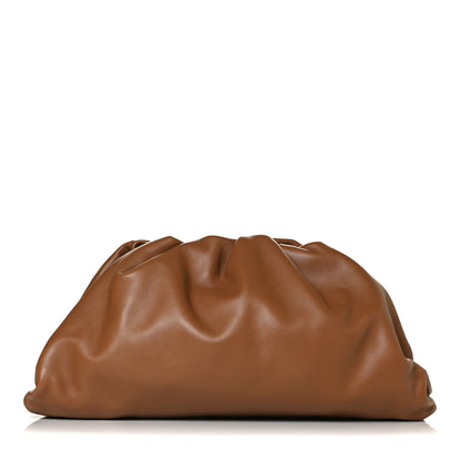 Bottega Veneta Smooth Butter Calf The Pouch Oversized Clutch Cammello 1 of 11