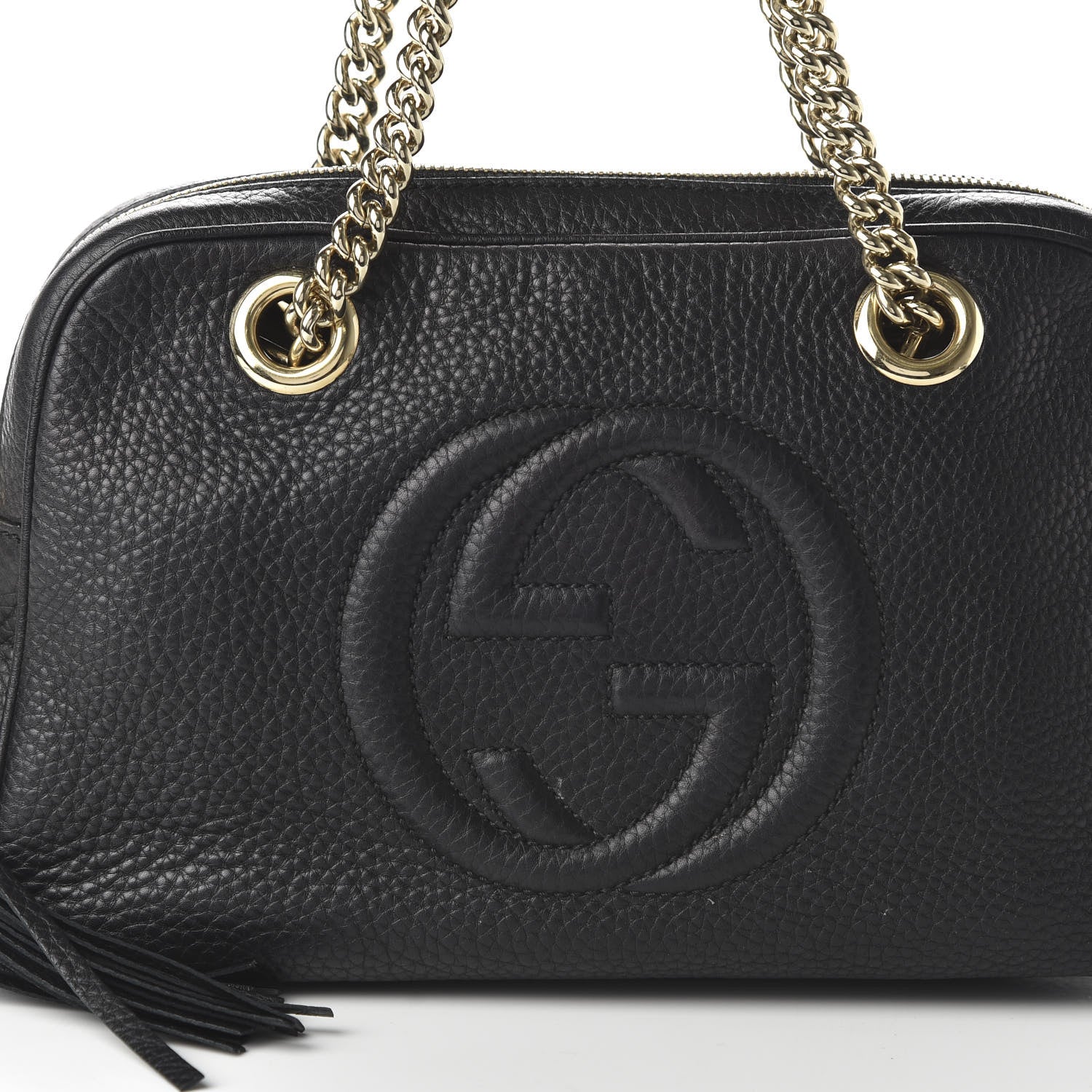 Gucci Pebbled Calfskin Small Soho Bowler Black 10 of 10