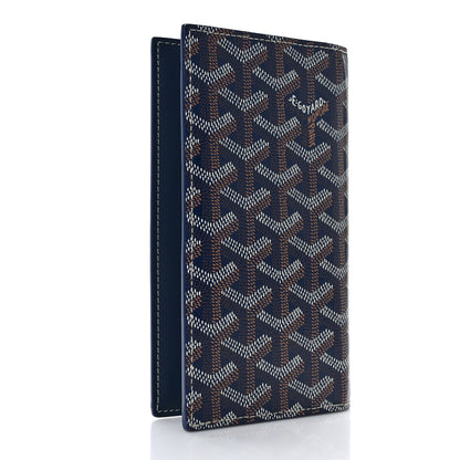 Goyard Goyardine Saint Roch Wallet Navy 3 of 7