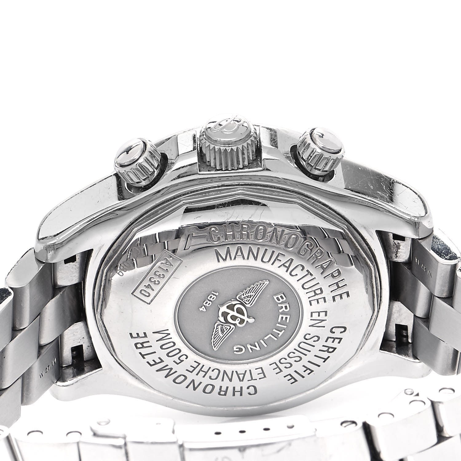 Breitling Stainless Steel 42mm Chrono Superocean Automatic Watch Black A13340 4 of 5