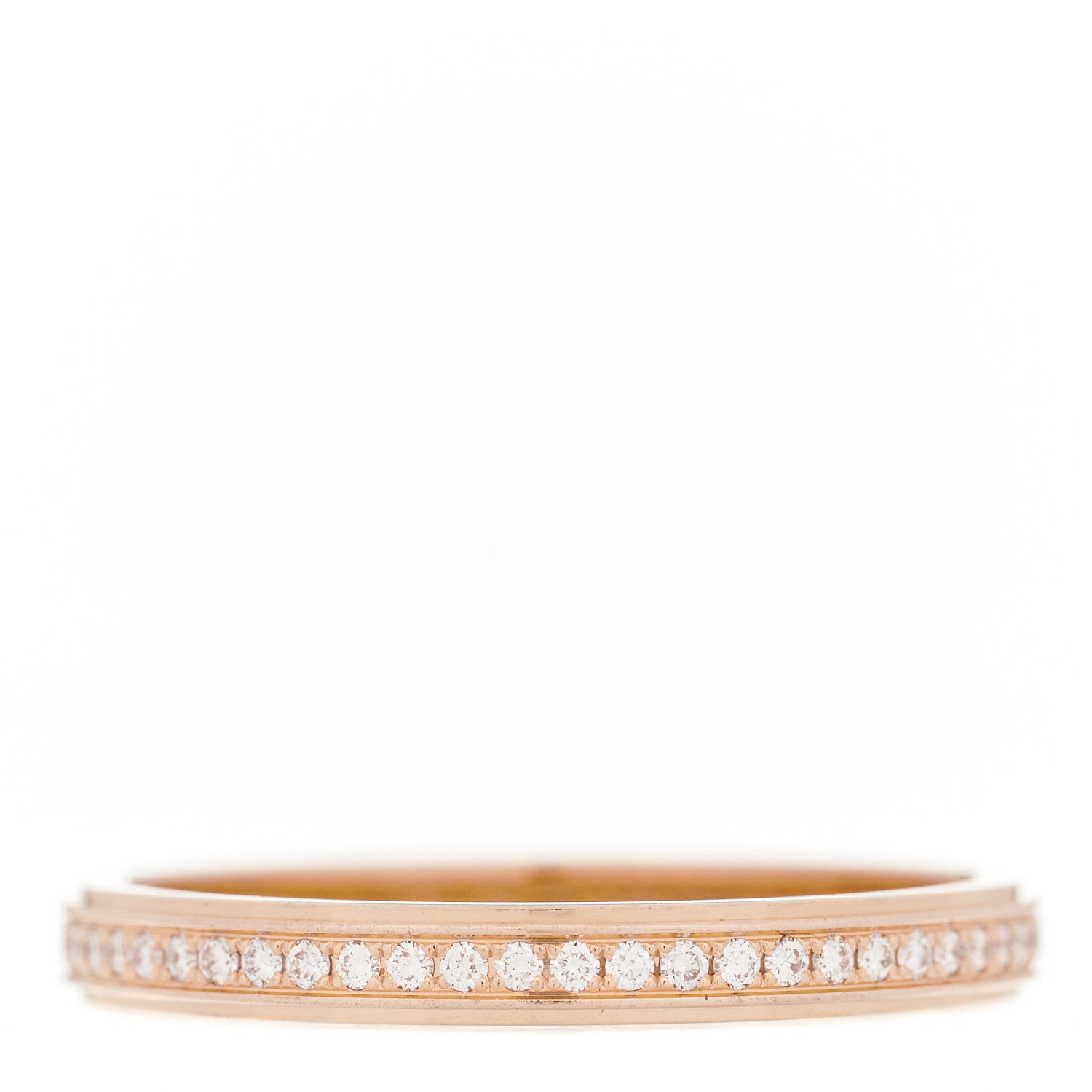 Cartier 18K Pink Gold Diamond 2.3mm D'Amour Wedding Band Ring 52 6 1 of 13
