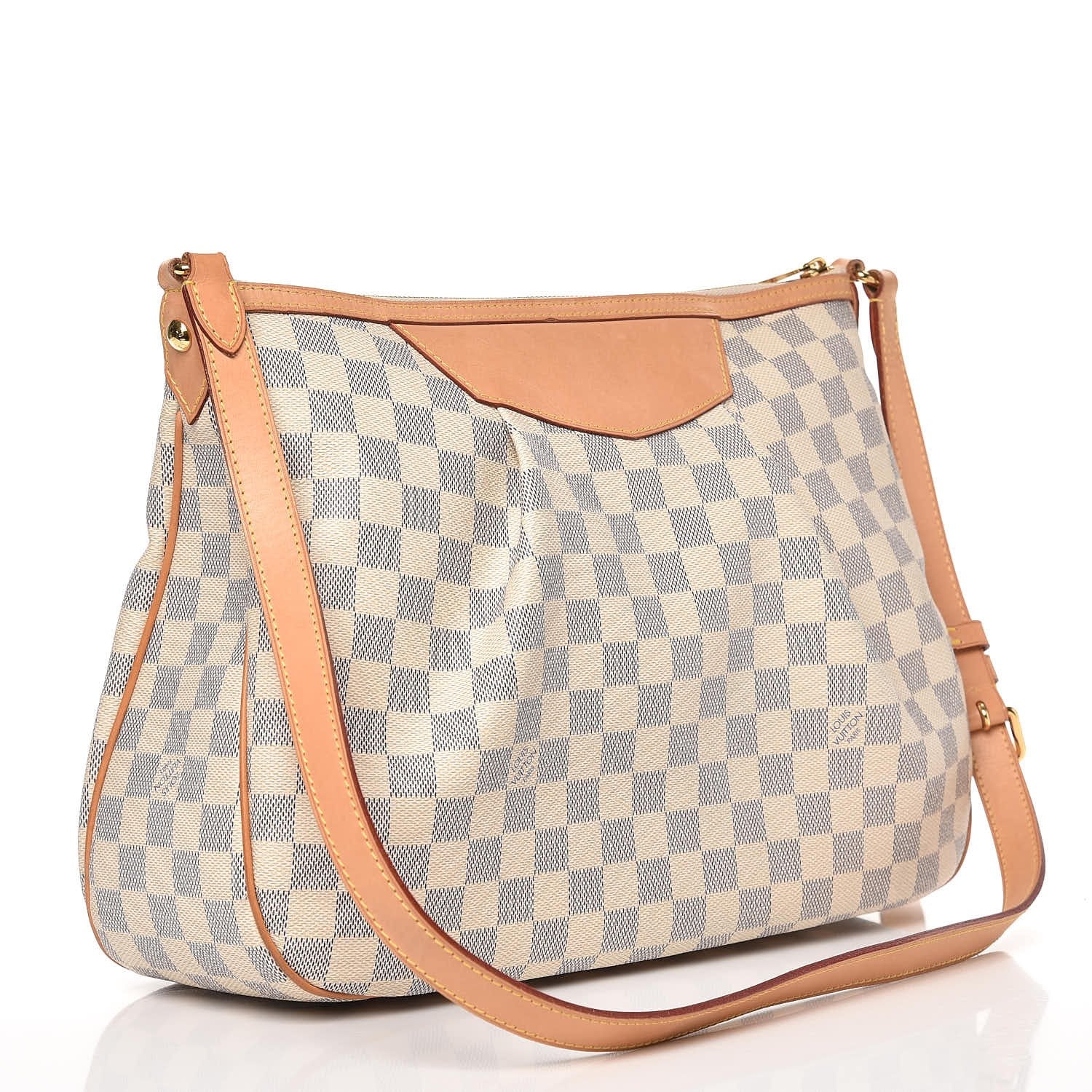 Louis Vuitton Damier Azur Siracusa MM 3 of 13