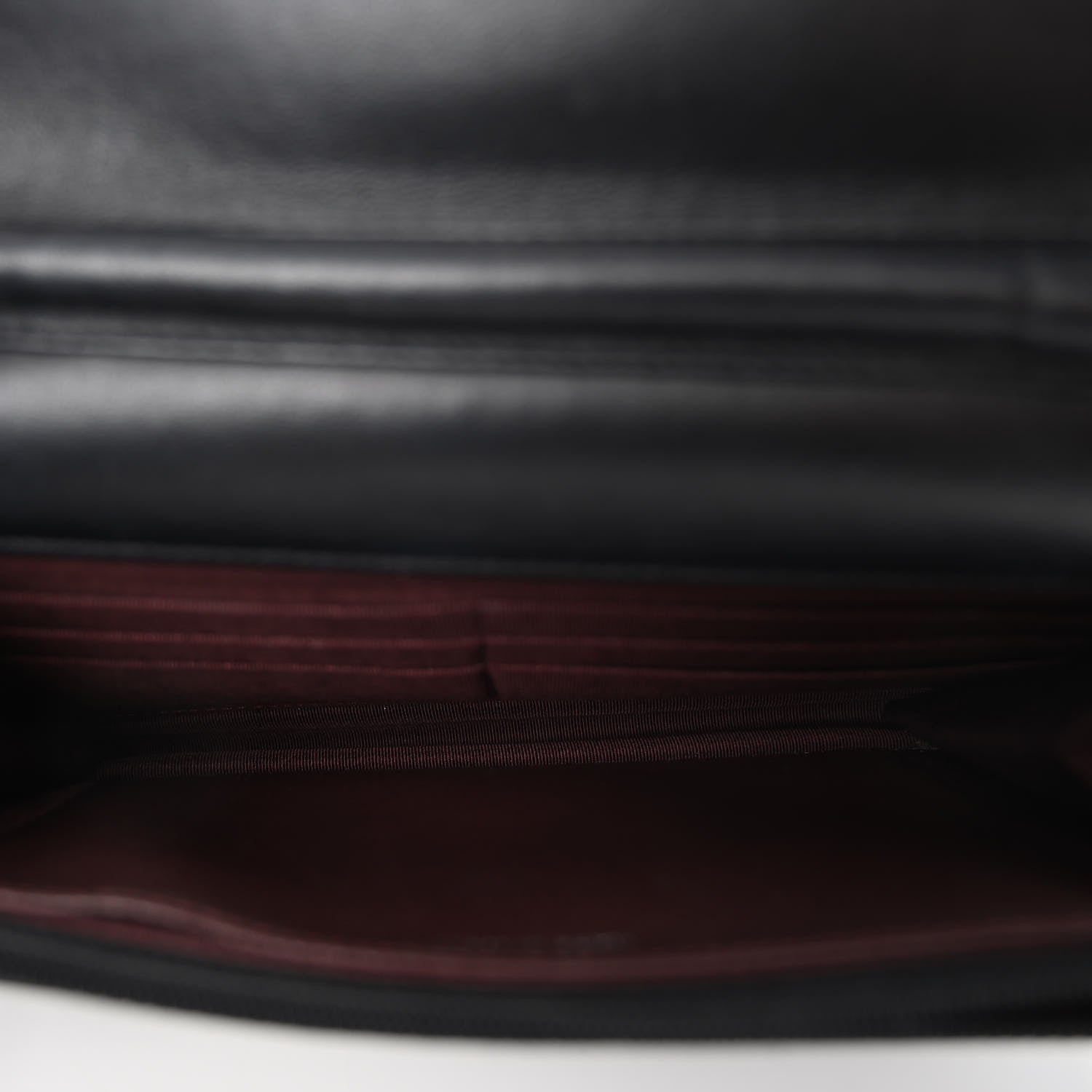 Chanel Lambskin Quilted Wallet On Chain WOC Black 5 of 10
