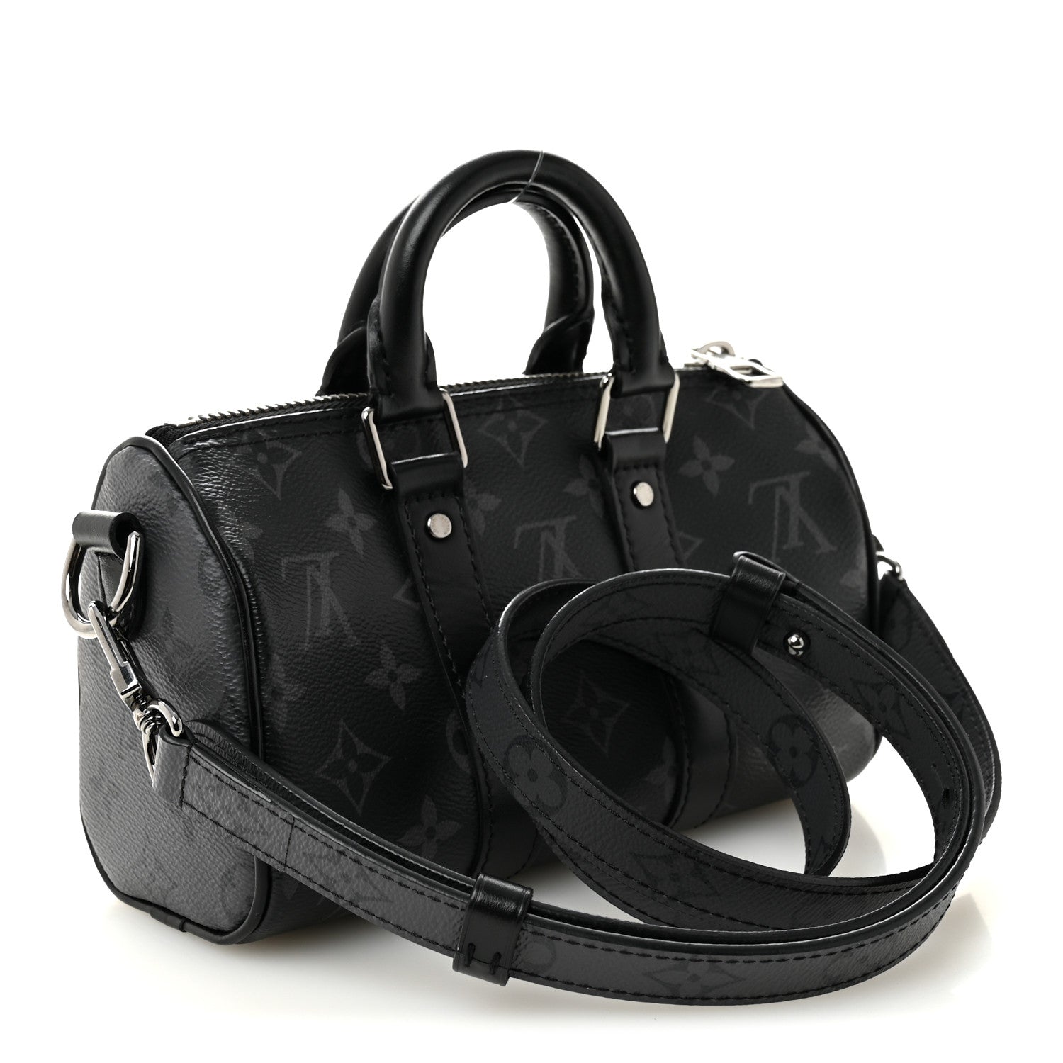 Louis Vuitton Reverse Monogram Eclipse Keepall XS Black 3 of 9