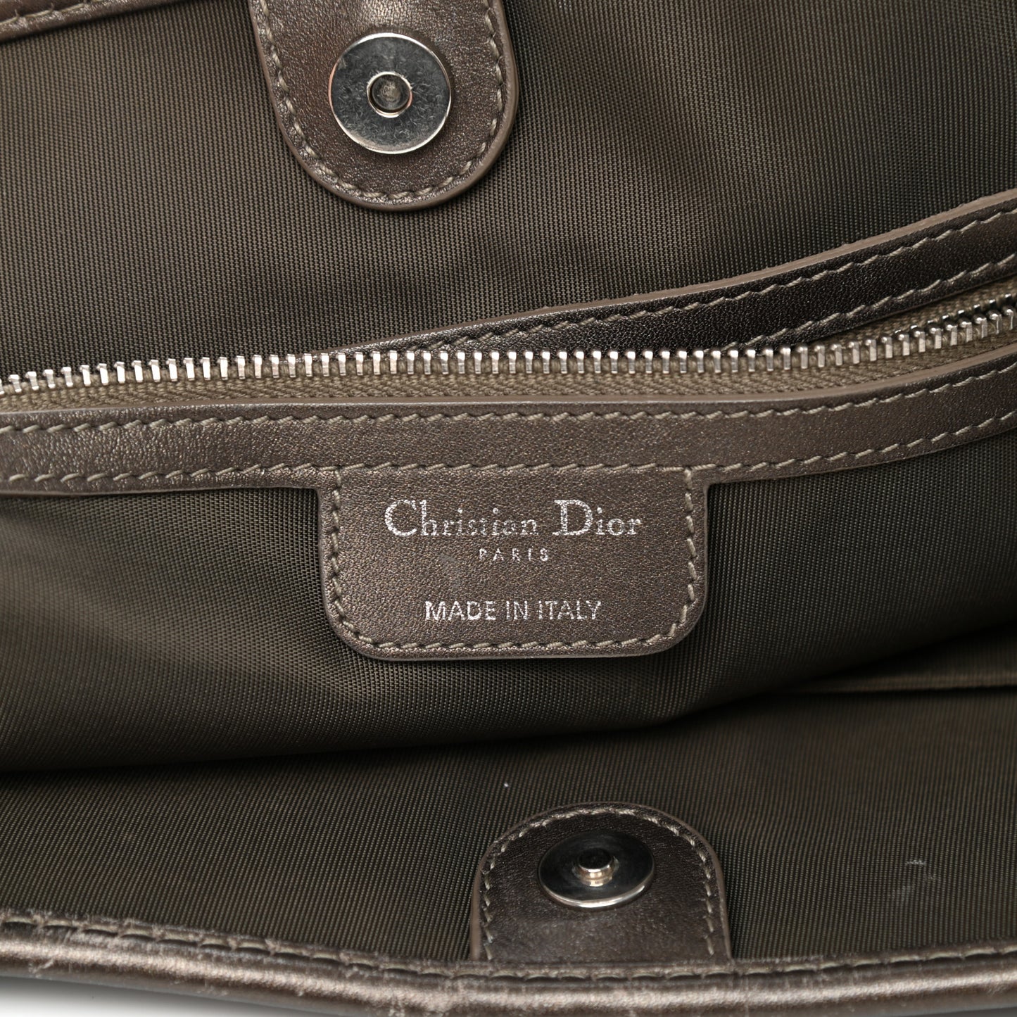 Coated Canvas Cannage Large Panarea Tote Grey