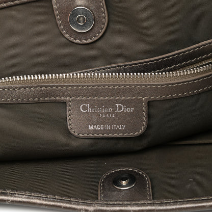 Christian Dior Coated Canvas Cannage Large Panarea Tote Grey 6 of 19