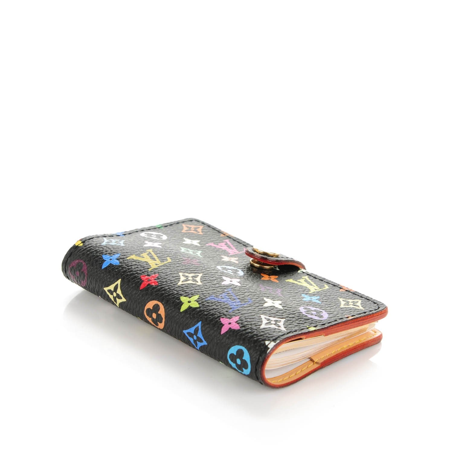 Louis Vuitton Monogram Multicolor Carnet de Bal Mini Agenda Cover Black 4 of 7