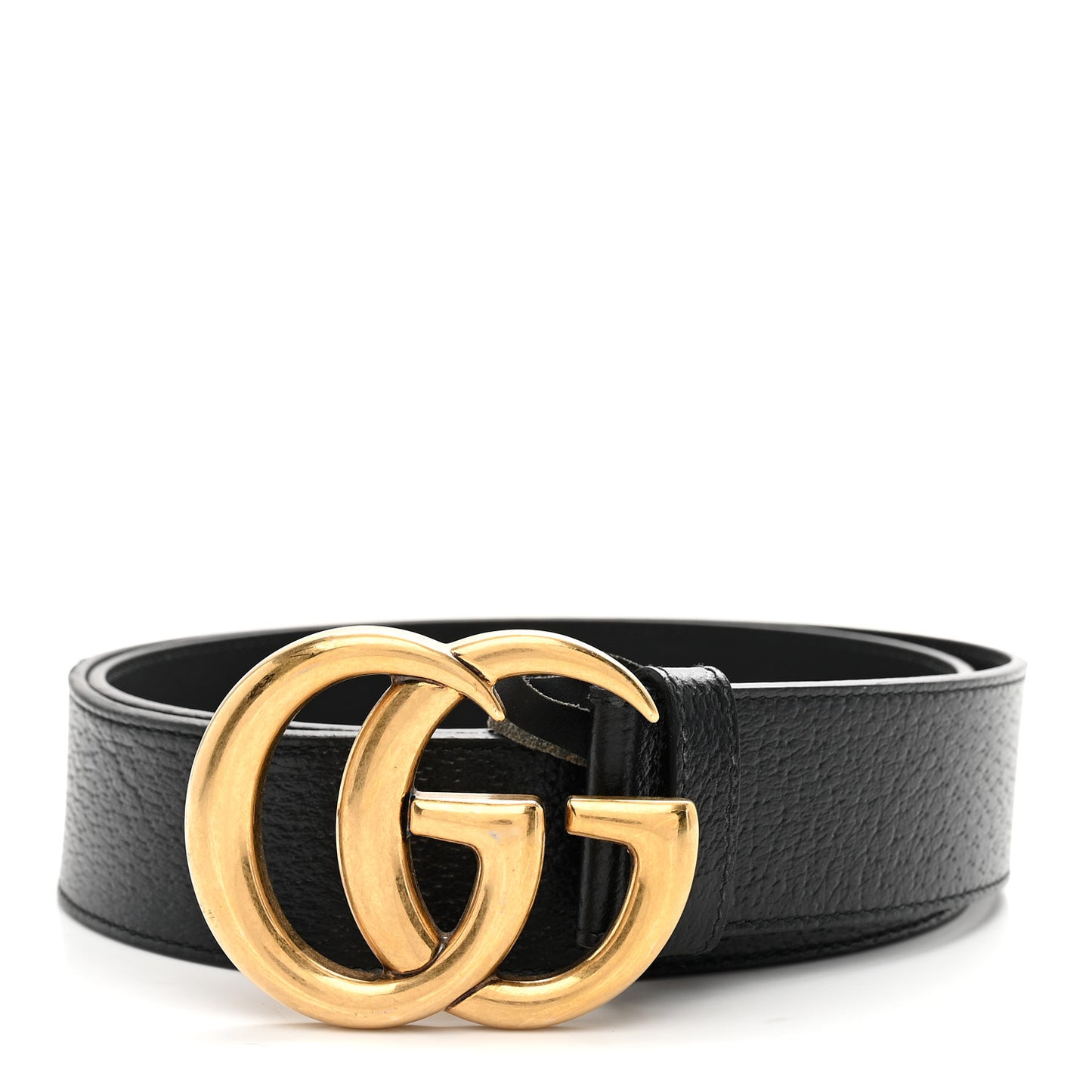 Textured Calfskin Double G 40mm Belt 95 38 Black