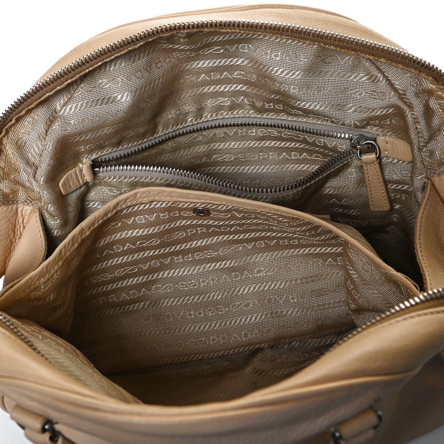Vitello Daino Bowler Bag Quarzo