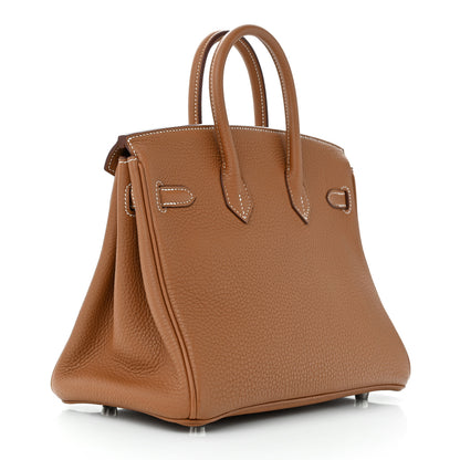 Hermes Togo Birkin 25 Gold 3 of 11