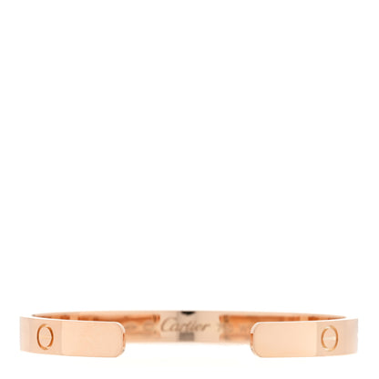 Cartier 18K Pink Gold LOVE Cuff Bracelet 17 2 of 3