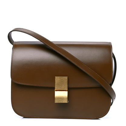 Celine Box Calfskin Medium Classic Box Flap Bag Camel 1 of 5