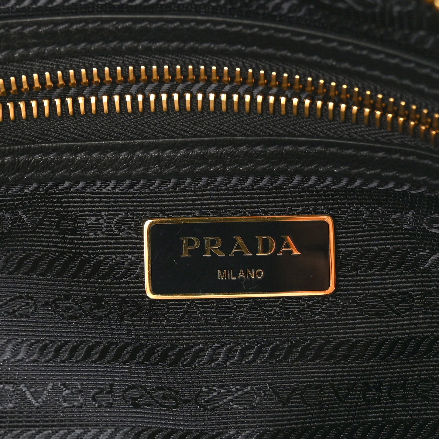 Glace Calfskin Embossed Logo Crossbody Black