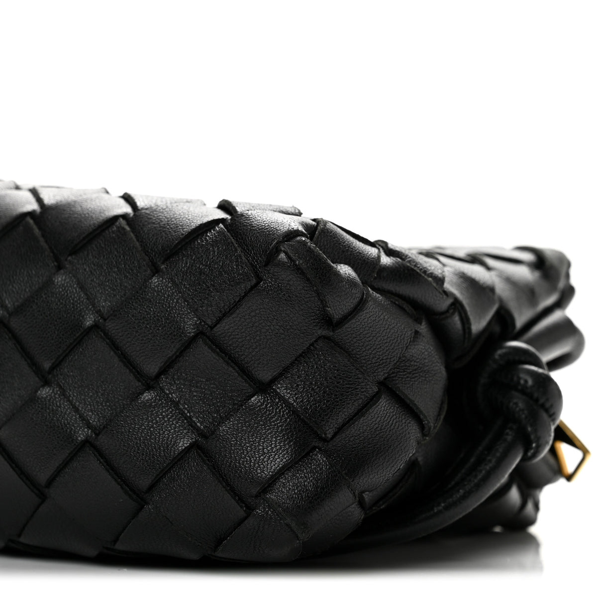 Nappa Intrecciato Mini Loop Camera Bag Black