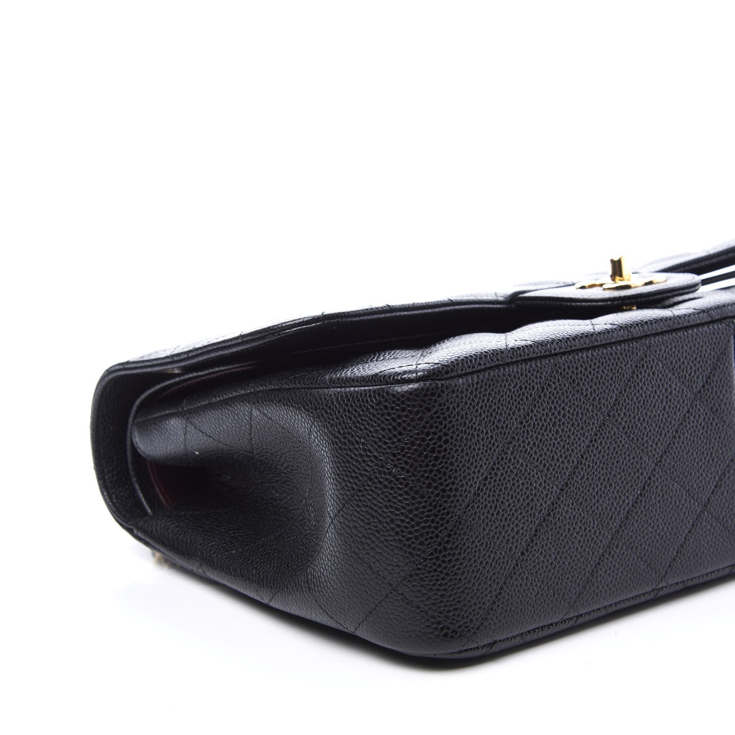 Chanel Caviar Quilted Jumbo Double Flap Black 5 of 9