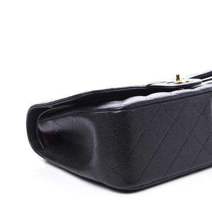 Chanel Caviar Quilted Jumbo Double Flap Black 5 of 9