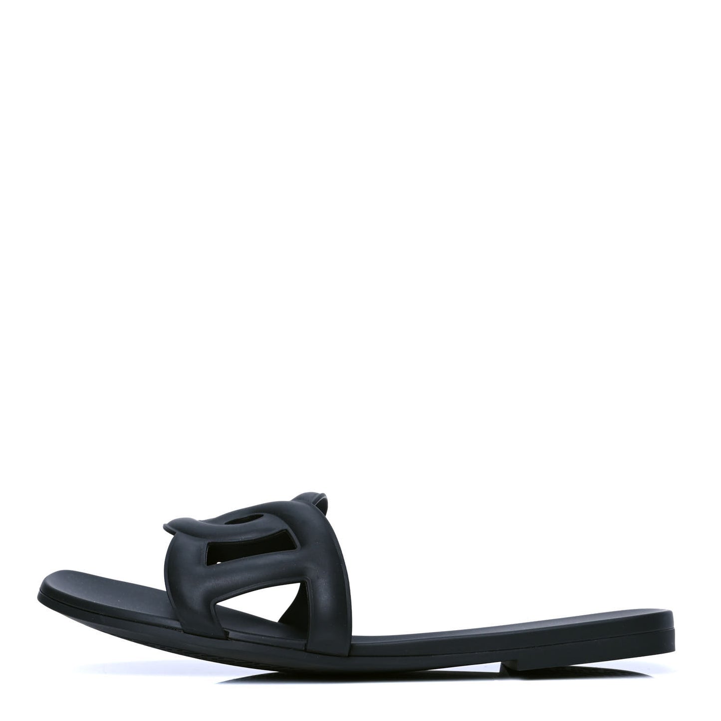 Rubber Aloha Sandals 40 Black