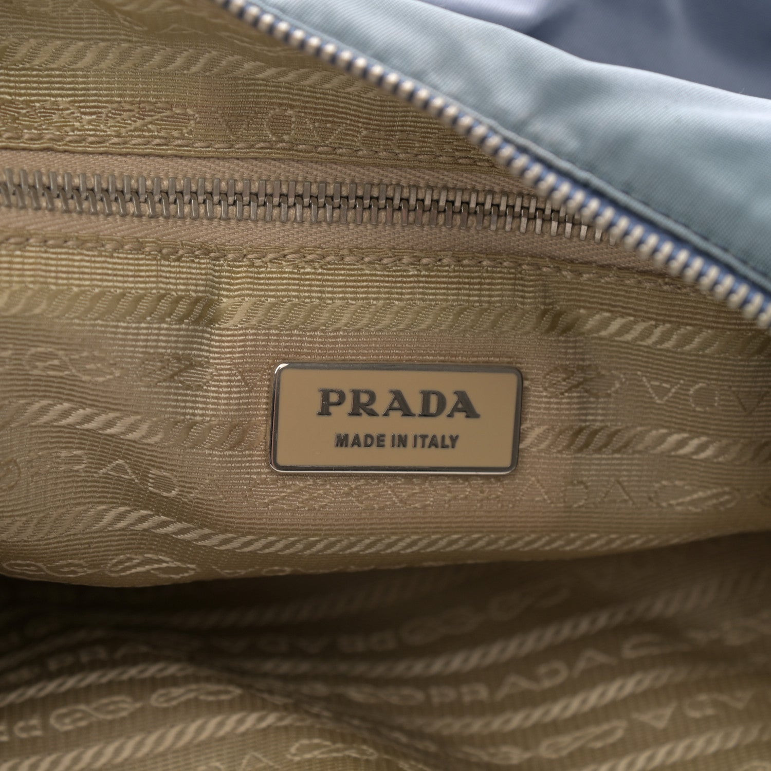 Prada Tessuto Nylon Hobo Astral Blue 5 of 11