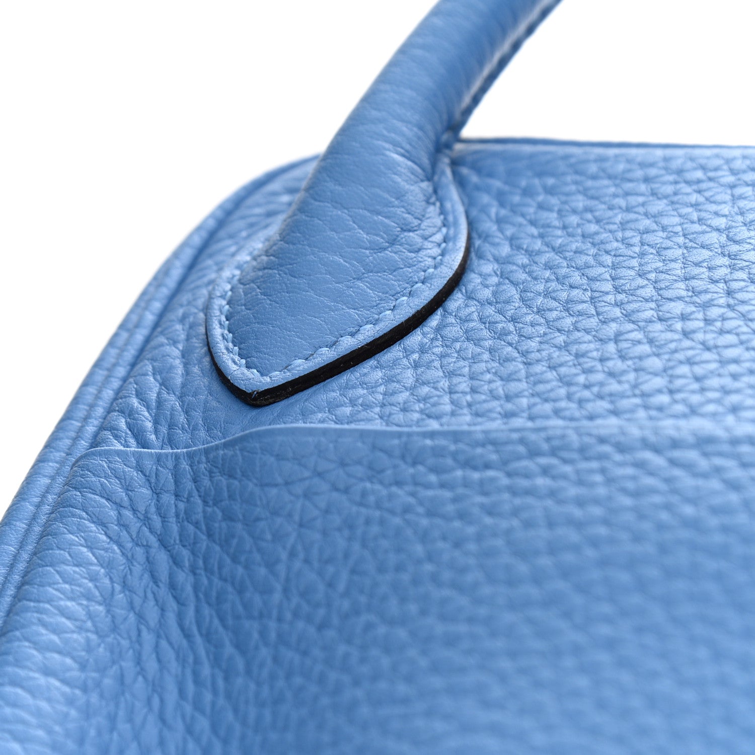 Hermes Taurillon Clemence Lindy 30 Bleu Paradis 11 of 11