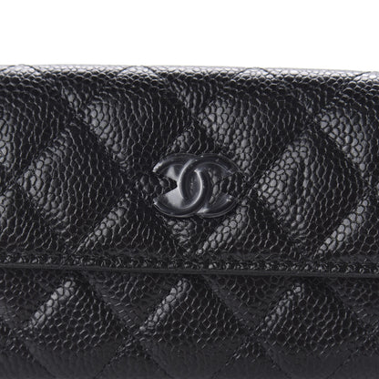 Chanel Caviar Quilted Incognito Flap Card Holder Black 11 of 12
