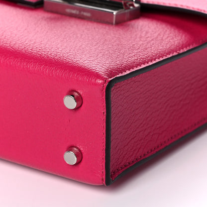 Hermes Chevre Mysore Mini Verrou Large Strap Bag Rose Mexico 10 of 12