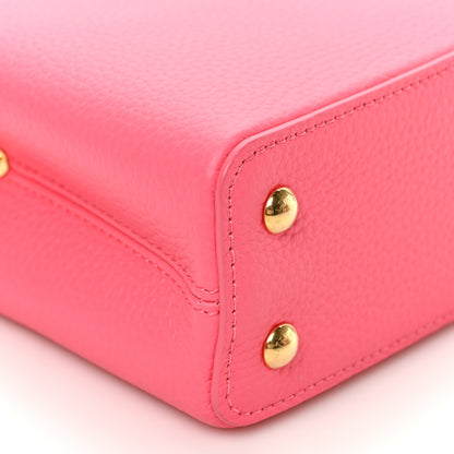 Louis Vuitton Taurillon Capucines Mini Dragon Fruit Pink Cedrat 7 of 8