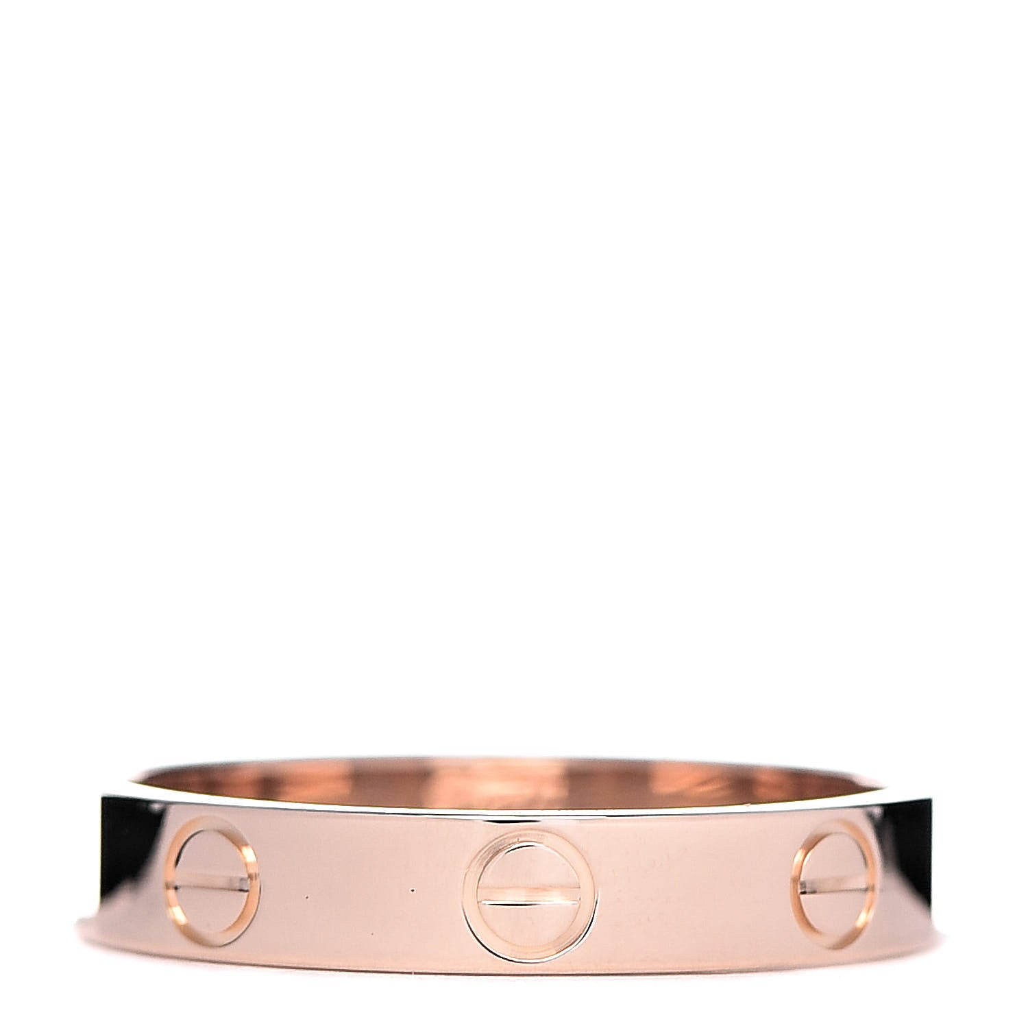 Cartier 18K Pink Gold 3.5mm LOVE Wedding Band Ring 55 7.25 1 of 5