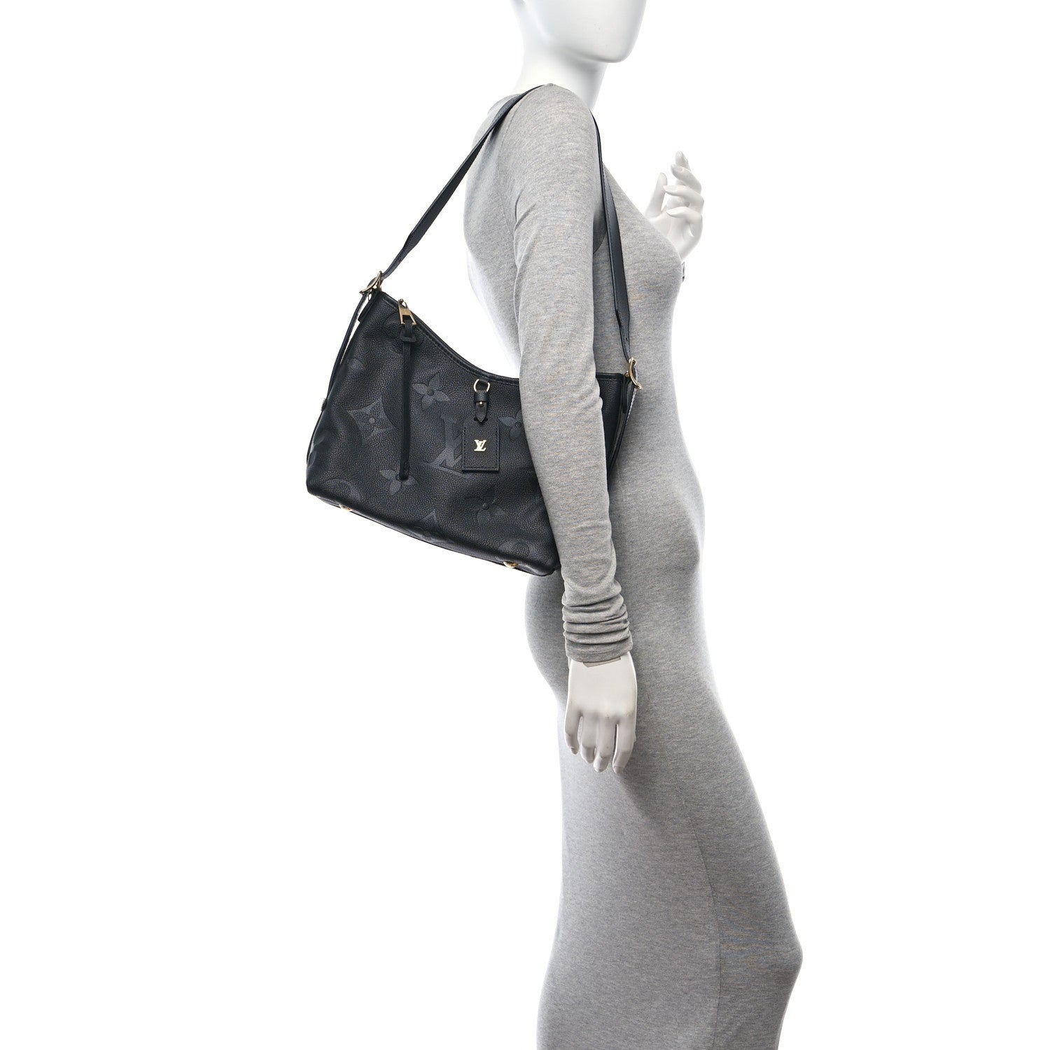 Louis Vuitton Empreinte Carryall PM Black 2 of 10