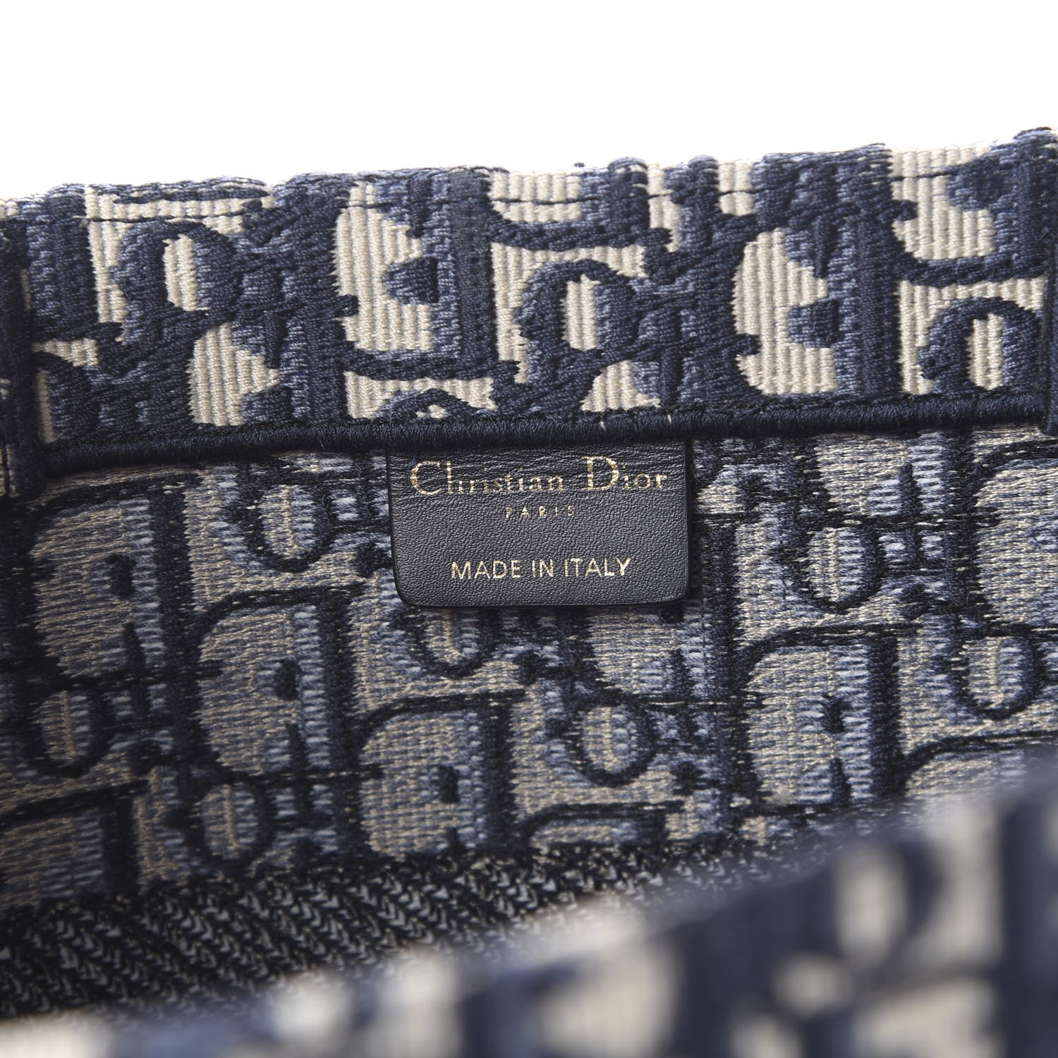 Christian Dior Oblique Medium Book Tote Blue Multicolor 5 of 9