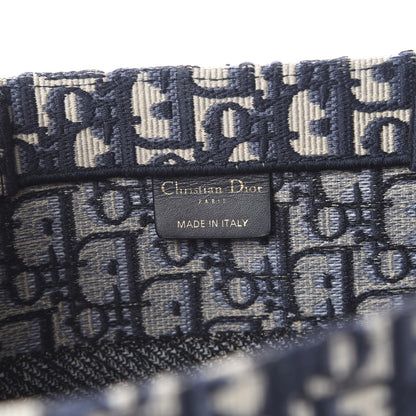 Christian Dior Oblique Medium Book Tote Blue Multicolor 5 of 9