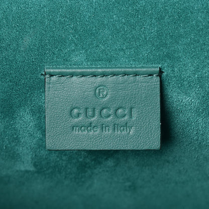 Gucci GG Supreme Monogram Embroidered Medium Dionysus Shoulder Bag Emerald 6 of 9
