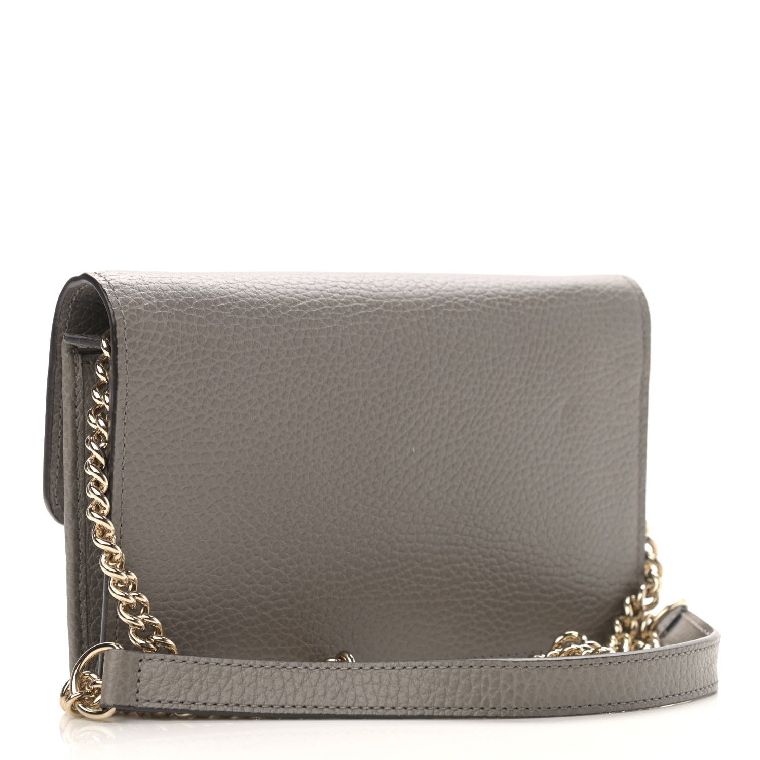Gucci Dollar Calfskin Interlocking G Chain Wallet Loess 3 of 11