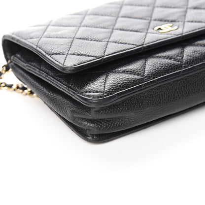 Chanel Caviar Quilted Wallet On Chain WOC Black 8 of 12