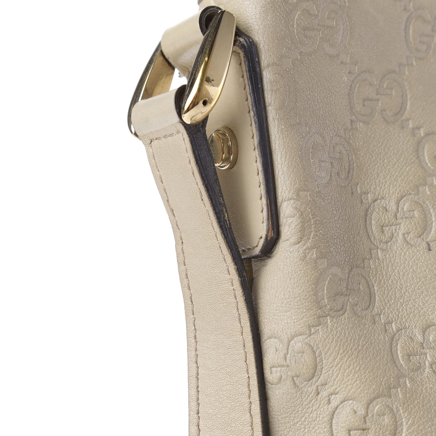 Guccissima Abbey Messenger Bag Off White