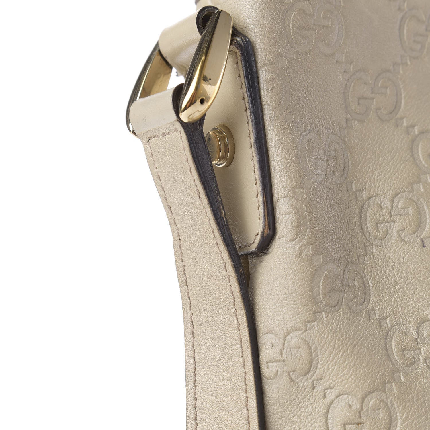 Gucci Guccissima Abbey Messenger Bag Off White 15 of 16
