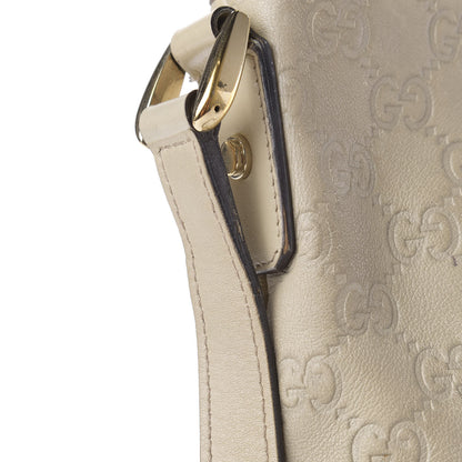 Gucci Guccissima Abbey Messenger Bag Off White 15 of 16