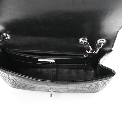 Chanel Alligator Jumbo Single Flap Black 5 of 10