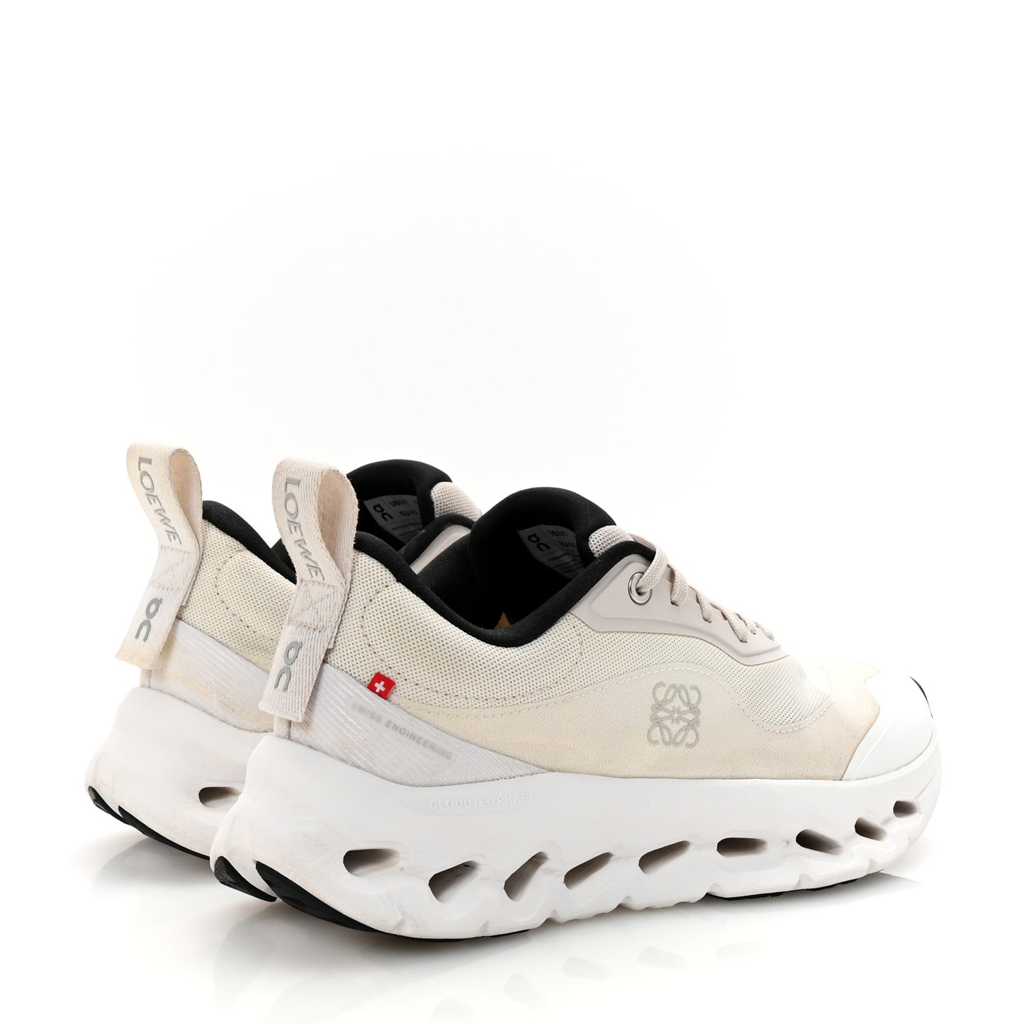 X ON Recycled Polyester Womens Cloudtilt Sneakers 40 Sand White