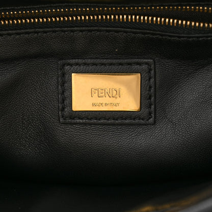 Fendi Nappa Mini Peekaboo Iconic Satchel Black 7 of 11